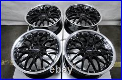 17 Wheels Honda Accord Civic Intrepid Neon Pilot Is300 Black Rims 5x100 5x114.3