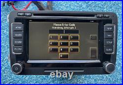 2006-2015 Volkswagen RNS510 Touch Screen Navigation Fender Radio Head Unit Code