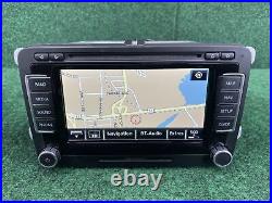 2010-2015 Volkswagen Jetta Passat Gps Navigation Radio 3c0035684g Rns510 Oem