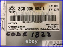2010 2015 Volkswagen VW OEM Fender Premium RNS-510 GPS Navigation Receiver