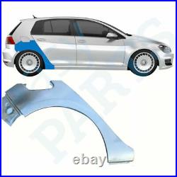 2012 Volkswagen Golf 7 VII- 5 Door Rear Repair Sheet / Pair