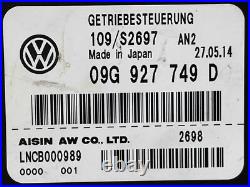 2015 VW Golf OEM Transmission Computer Control Module TCU 09G927749D 2016 2017
