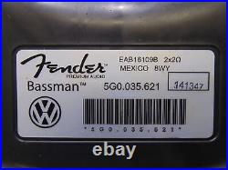 2015 Volkswagen GolfGTI Spare Wheel Mounted Fender Bassman Subwoofer OEM