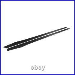205cm Carbon Fiber Universal Side Skirts Extension Fit For BMW F82 E90 W205 W204