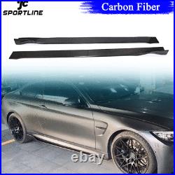 210.82CM Carbon Fiber Side Skirts Panel Extension Spoiler Fit for Universal 83