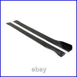 210.82CM Carbon Fiber Side Skirts Panel Extension Spoiler Fit for Universal 83