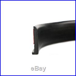 2x 150cm Car Fender Flare Extension Wheel Eyebrow Trim Protector Stripe Black