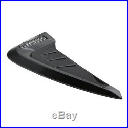 2x Black Side Wing Air Side Vent Trim Intake Fender Cover Flow Grille Sticker