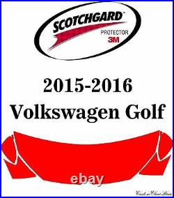 3M Scotchgard Paint Protection Film Pre-Cut Kits 2016 Volkswagen Golf SportWagen