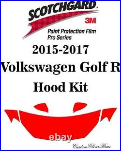 3M Scotchgard Paint Protection Film Pro Series 2015 2016 2017 Volkswagen Golf R