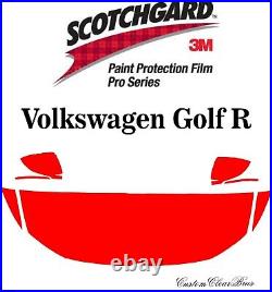 3M Scotchgard Paint Protection Film Pro Series 2022 2023 Volkswagen Golf R