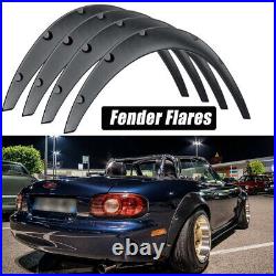 3.1 Flexible Fender Flares Wide Wheel Arches For Mazda 3 Mazda MX5 Miata 4 X