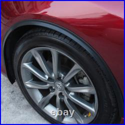 4PCS 1.5M Modified Fender Flares Protector Wheel Moulding Rubber Trims Stickers