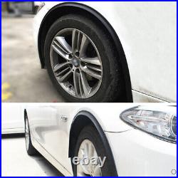 4PCS 1.5M Modified Fender Flares Protector Wheel Moulding Rubber Trims Stickers