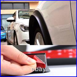 4PCS 1.5M Modified Fender Flares Protector Wheel Moulding Rubber Trims Stickers
