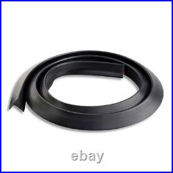 4PCS 1.5M Modified Fender Flares Protector Wheel Moulding Rubber Trims Stickers
