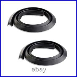 4PCS 1.5M Modified Fender Flares Protector Wheel Moulding Rubber Trims Stickers