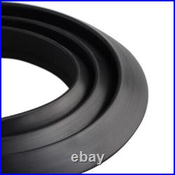 4PCS 1.5M Modified Fender Flares Protector Wheel Moulding Rubber Trims Stickers