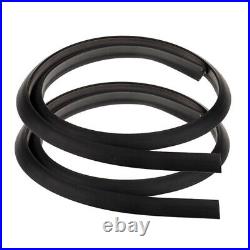 4PCS 1.5M Modified Fender Flares Protector Wheel Moulding Rubber Trims Stickers