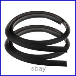 4PCS 1.5M Rubber Fender Flares Protector Wheel Moulding Trims Stickers Universal