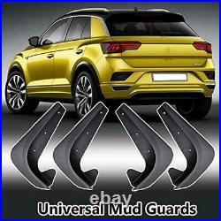 4PCS Universal Car Mud Flaps Splash Guards for Front or Rear Fender Mudguard set