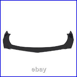 4PCS Universal Front Bumper Lip Body Kit Spoiler Fit GMC Honda Civic BMW Benz T1