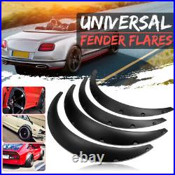 4Pcs Flexible Car Fender Flares Extra Wide Body Wheel Arches For VW Golf GTI R