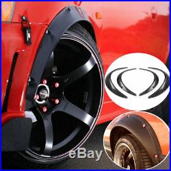 4X Car Fender Flare Arch Wheel Eyebrow Sticker Mudguard for Bmw Audi Honda Benz