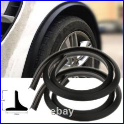 4× 1.5M Modified Fender Flares Protector Wheel Moulding Rubber Trims Stickers
