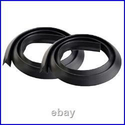 4× 1.5M Modified Fender Flares Protector Wheel Moulding Rubber Trims Stickers