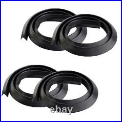 4× 1.5M Modified Fender Flares Protector Wheel Moulding Rubber Trims Stickers