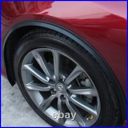 4× 1.5M Modified Fender Flares Protector Wheel Moulding Rubber Trims Stickers