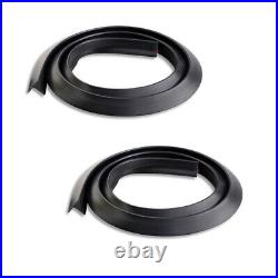 4×1.5m Car Wheel Fender Extension Moulding Flares Trims Strip Protect Edge Black