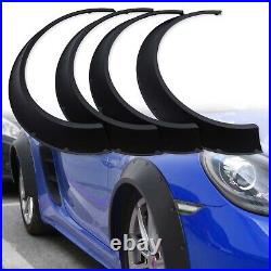 4 CONCAVE Fender Flares Widebody Bolt-On Wheel Arches Kit For VW Beetle Golf