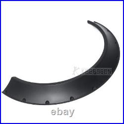 4 CONCAVE Fender Flares Widebody Bolt-On Wheel Arches Matte For VW Beetle Golf