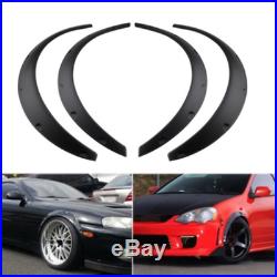 4pcs Universal Car Fender Wheel Arches Flare extension flares wide Polyurethane