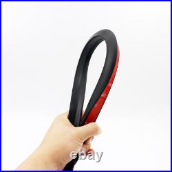 4x Black 1.5m Car Wheel Fender Extension Moulding Flares Trim Strip Edge SUV