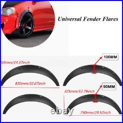 4x Universal 2/50mm + 2.75/70mm Fender Flares JDM Over Wide Body Wheel Arches