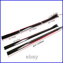 78.7 Side Skirt Panel Lip + Rear Bumper Diffuser Canard For Volkswagen Golf GTI