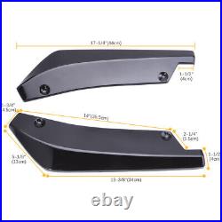 78.7 Side Skirt Panel Lip + Rear Bumper Diffuser Canard For Volkswagen Golf GTI