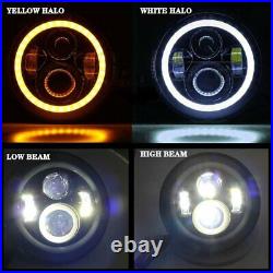 7 LED Headlight Fog Light Turn Fender Lamp Combo Kit For 07-17 Jeep Wrangler JK