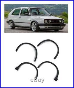 Black Euro Fender Flares Wheel Arch Set For VW MK2 Golf CL GL KAT 85-88 NOT G60