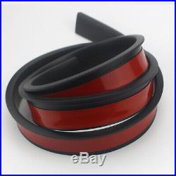 Black Rubber Car Wheel Fender Flares Strip Guard Extension 2.5Wide Universal 2x