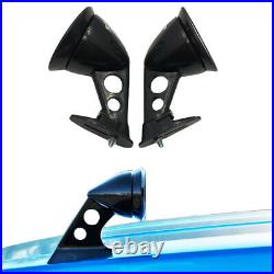 Black Universal Fit Fender Side Mirror JDM Racing Sport Bullet Muscle Vintage