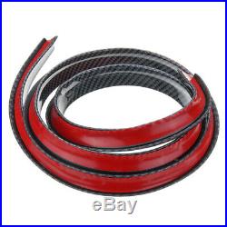 Car Rubbing Strip Wheel Eyebrow Trim Strip Protective Strips 150cm Carbon Fiber