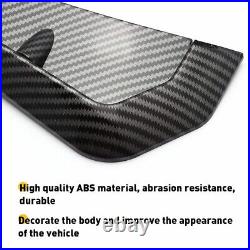 Carbon Fiber ABS Side Fender Vent Air Wing Cover Trim For 2016-2022 Honda Civic