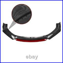 Carbon Fiber+Red Lip For LEXUS IS200T IS250 IS350 Front Body Kit Bumper Lip