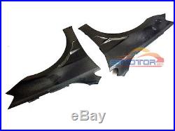 Carbon Fiber Side Fender Mudguards Trim 1pair For VW Golf MK7 14UP v077