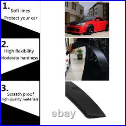 Carbon Look Car Flexible Fender Flares Wheel Arches For Toyota Corolla Hatchback