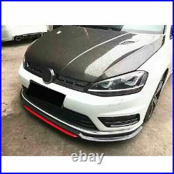 Dry Carbon Fits VW Golf 7 MK7 VII GTI R 14-17 Front Grille Hood Grill Body Trim